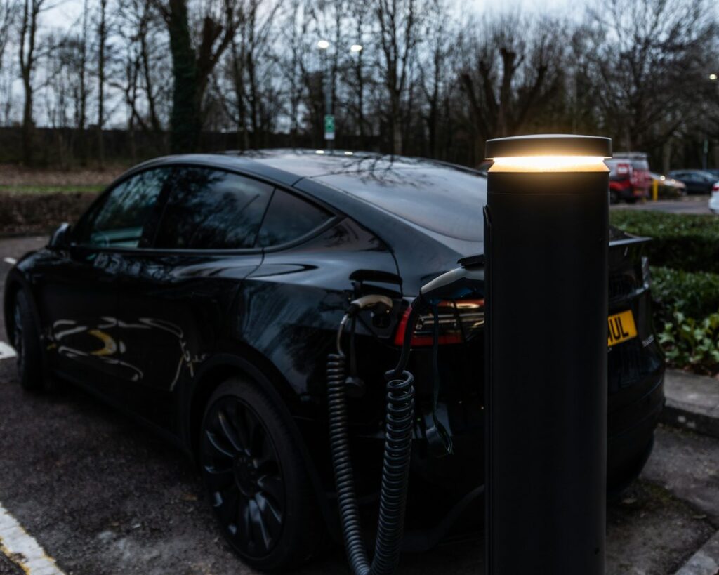 Level 2 home EV charger installation by Light Up Electric